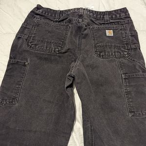  Carhartt 100681 Kane Double-Front Sandstone Duck Jeans - Women's Relaxed Fit